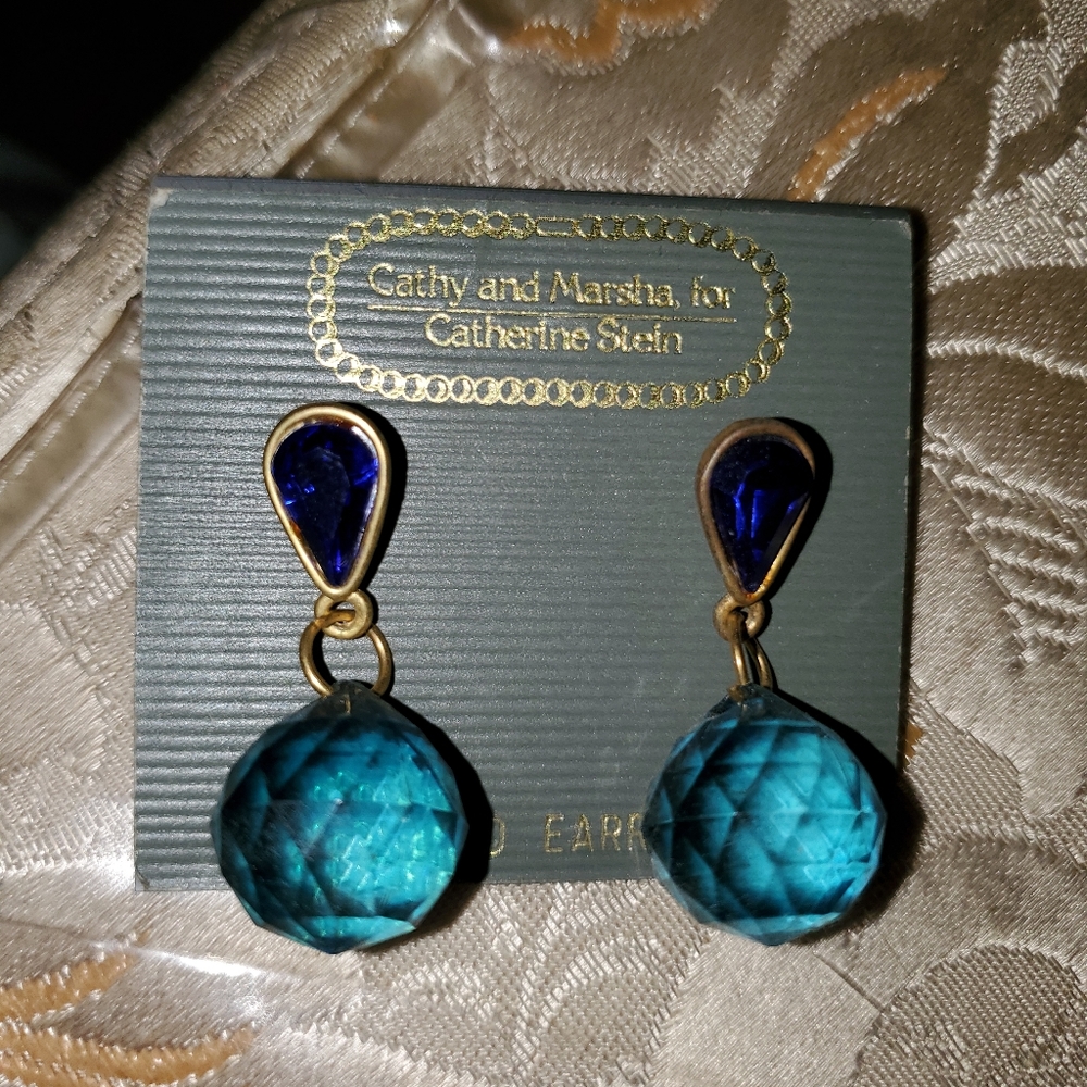 Cathy and Marsha Colored Bead Earrings